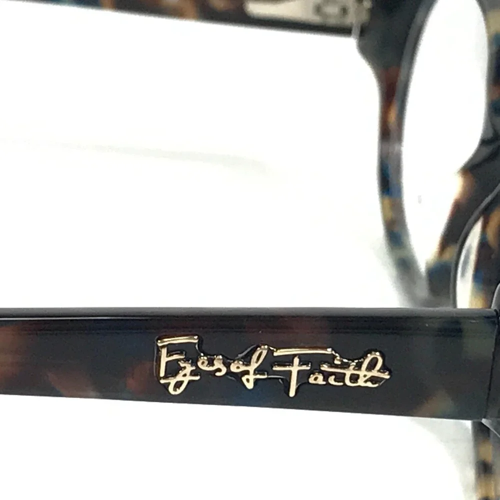 Eyes of Faith Eyeglasses Frames ETERNAL Royal Tortoise Round Full Rim 51-18-135